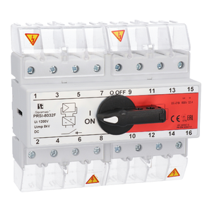 PRSI-F photovoltaic switch with the function of emergency short circuit of panels - Product picture